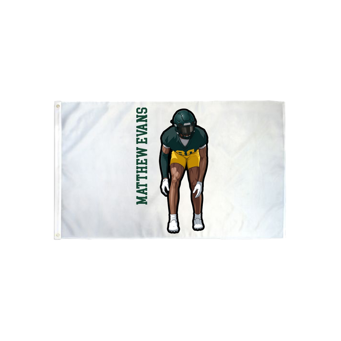 3x5 Flag — Name Vertical in Classic