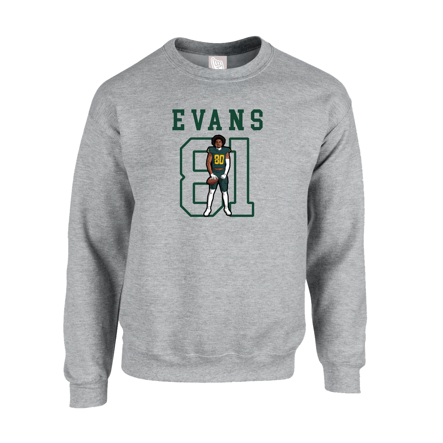 Fleece Crew — Shirsey in Grey