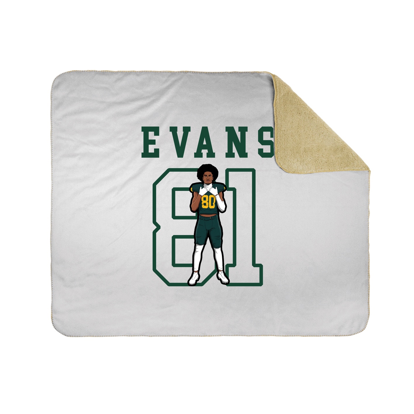 Throw Blanket — Shirsey in White