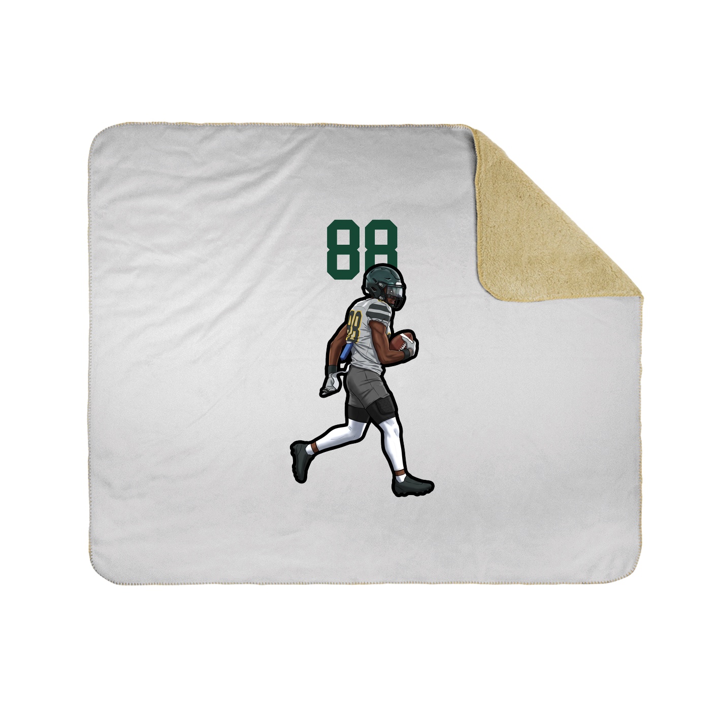 50x60 Sherpa Lined Throw Blanket