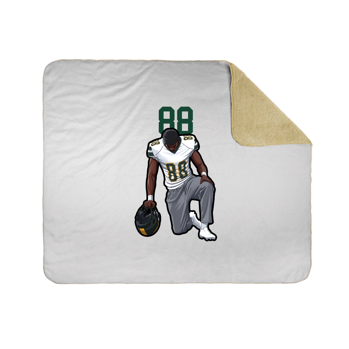 50x60 Sherpa Lined Throw Blanket