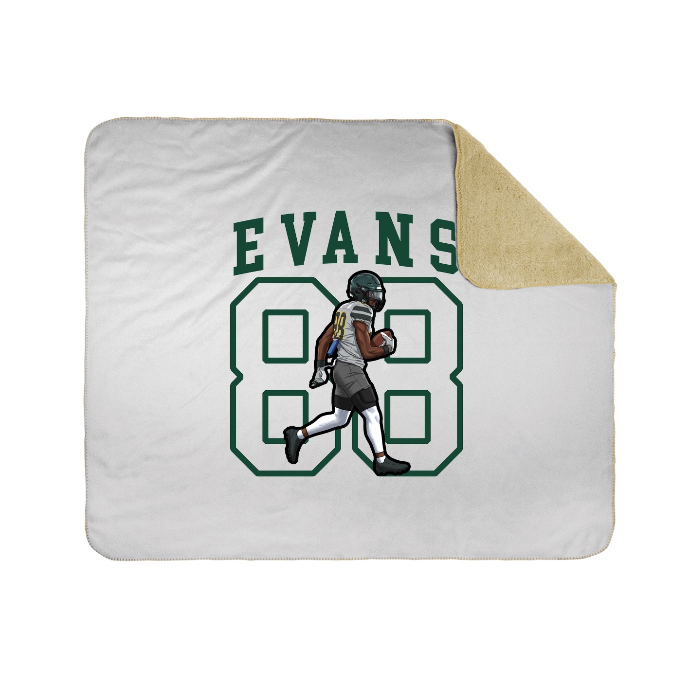 50x60 Sherpa Lined Throw Blanket