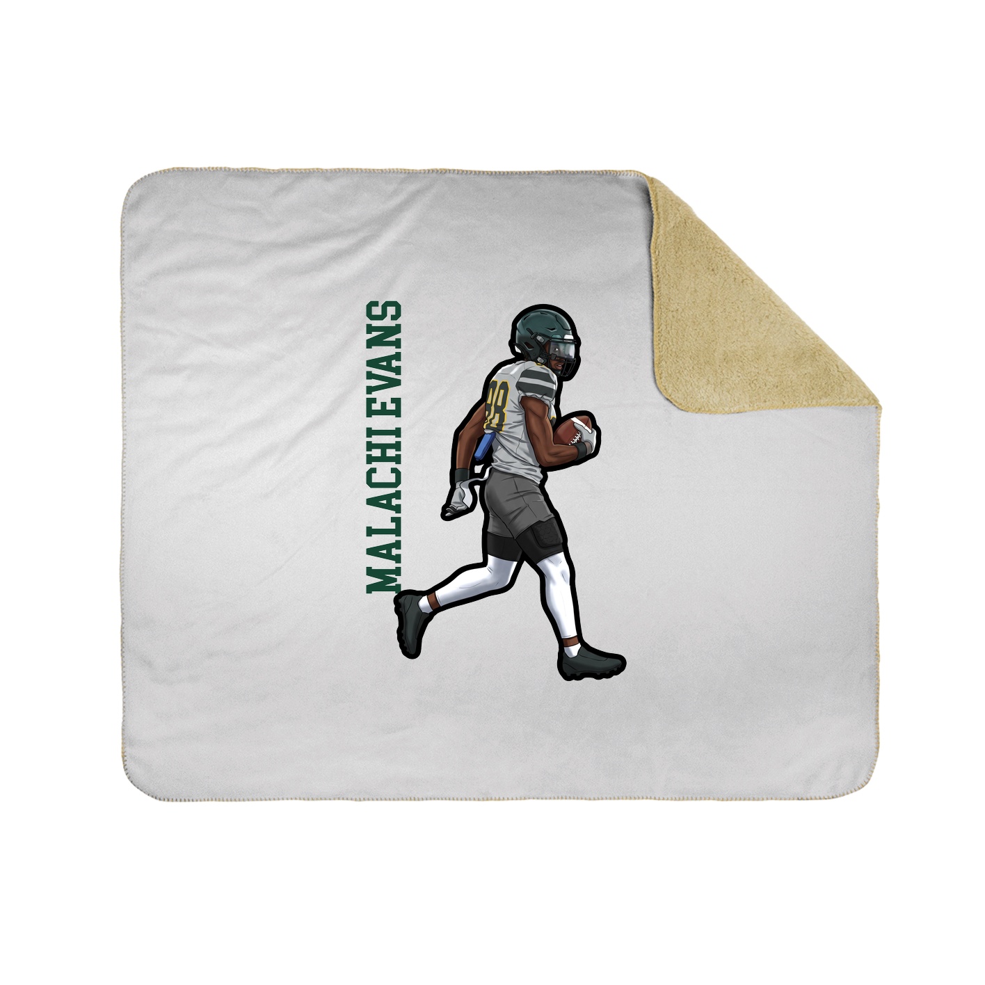 50x60 Sherpa Lined Throw Blanket