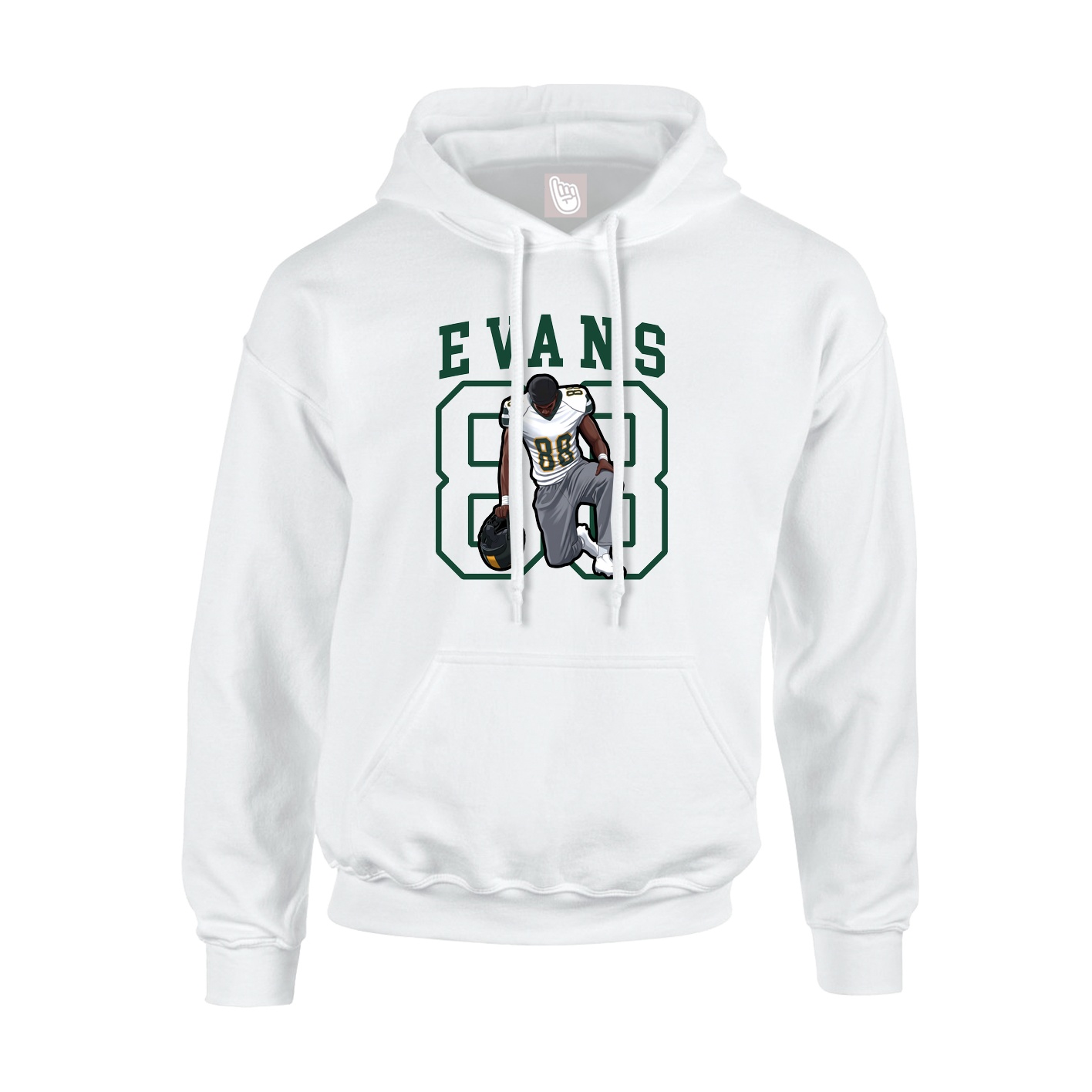 Hoodie — Shirsey in White