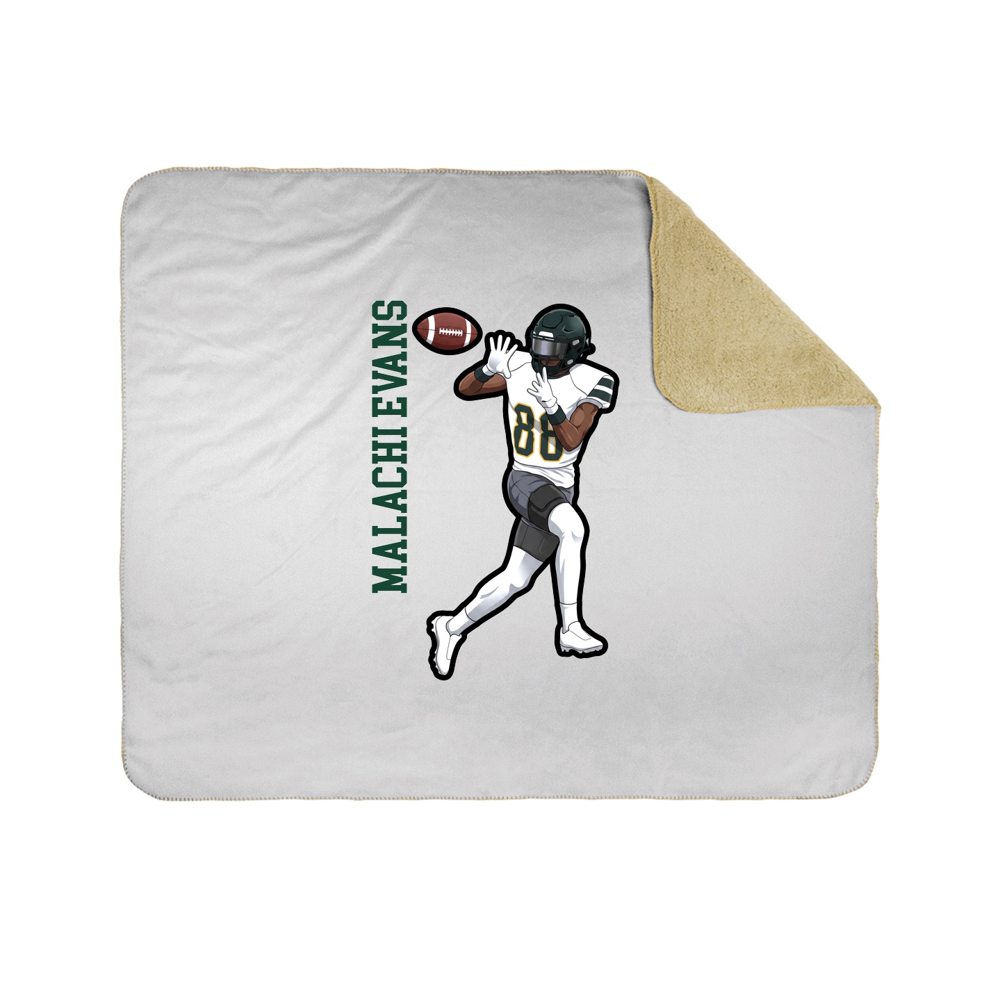 50x60 Sherpa Lined Throw Blanket