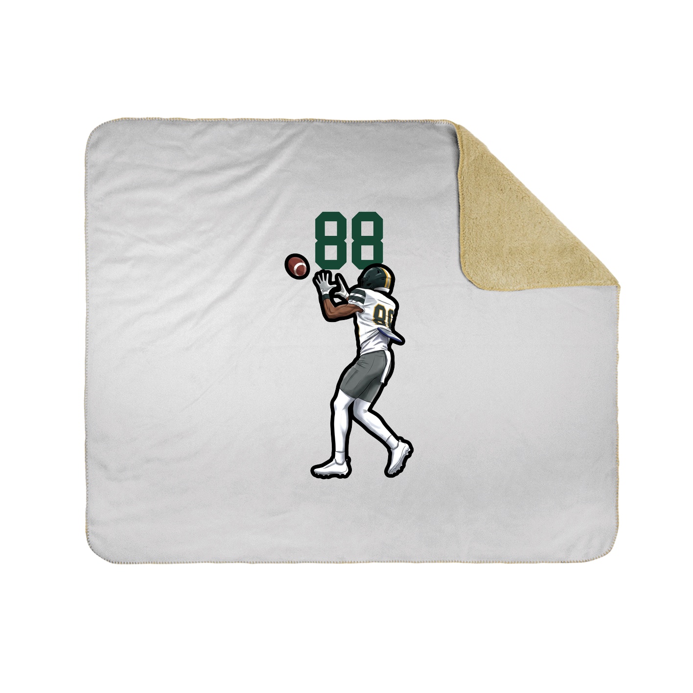 50x60 Sherpa Lined Throw Blanket