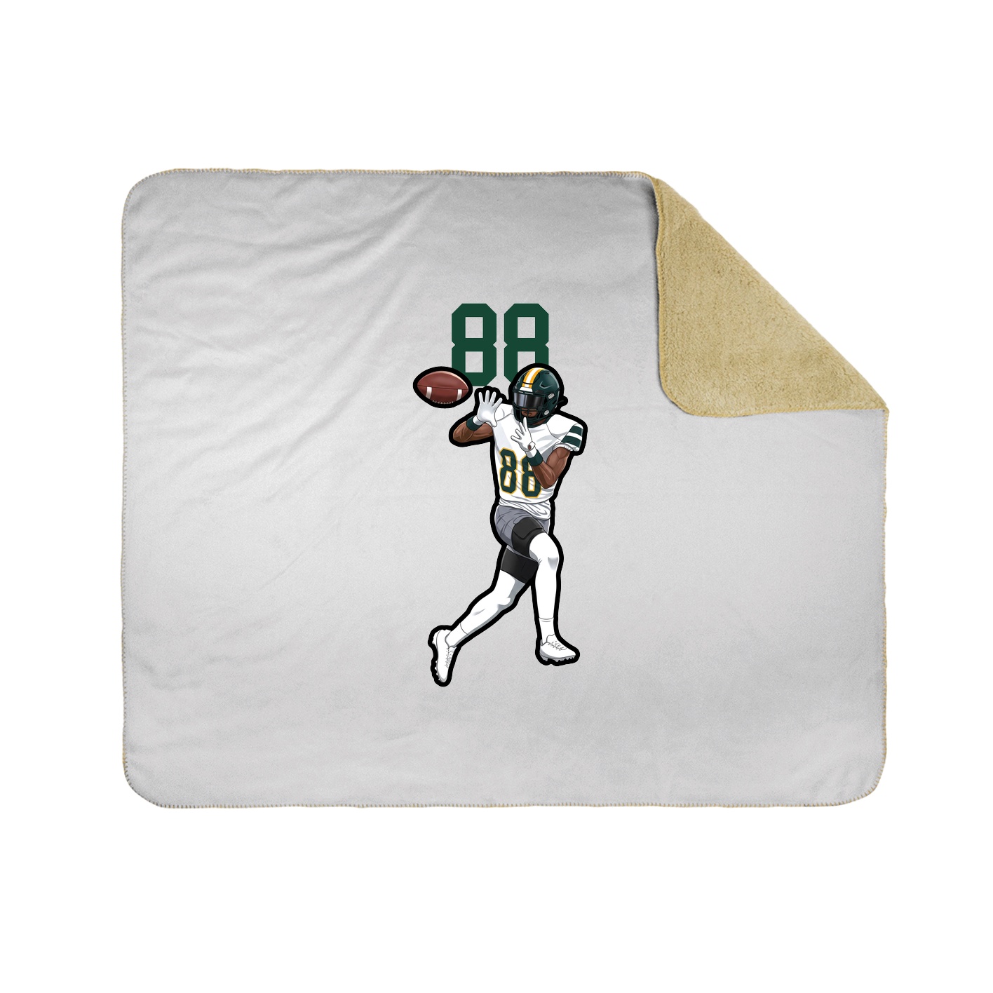 50x60 Sherpa Lined Throw Blanket