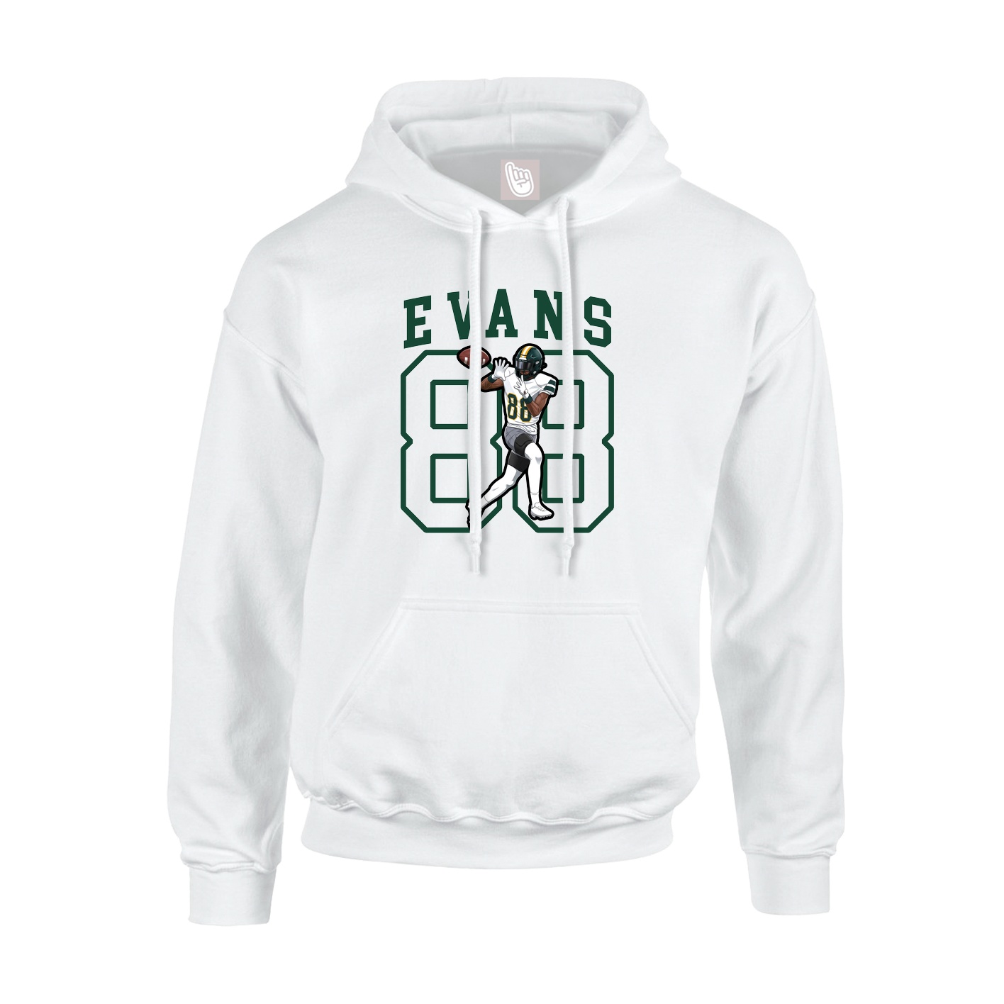 Youth Hoodie — Shirsey in White