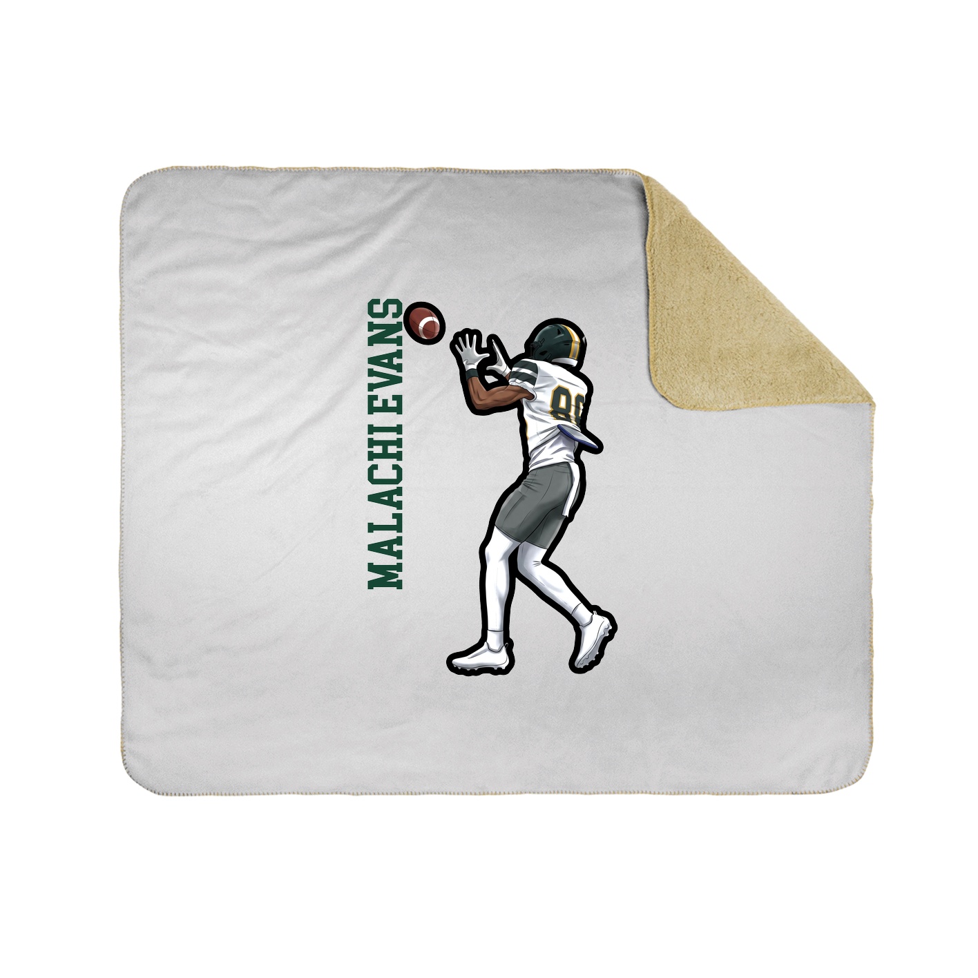 50x60 Sherpa Lined Throw Blanket