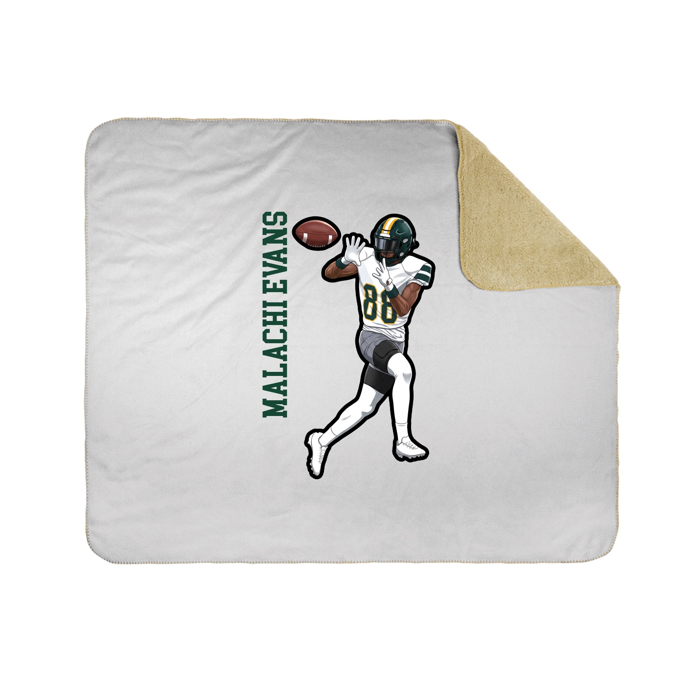 50x60 Sherpa Lined Throw Blanket