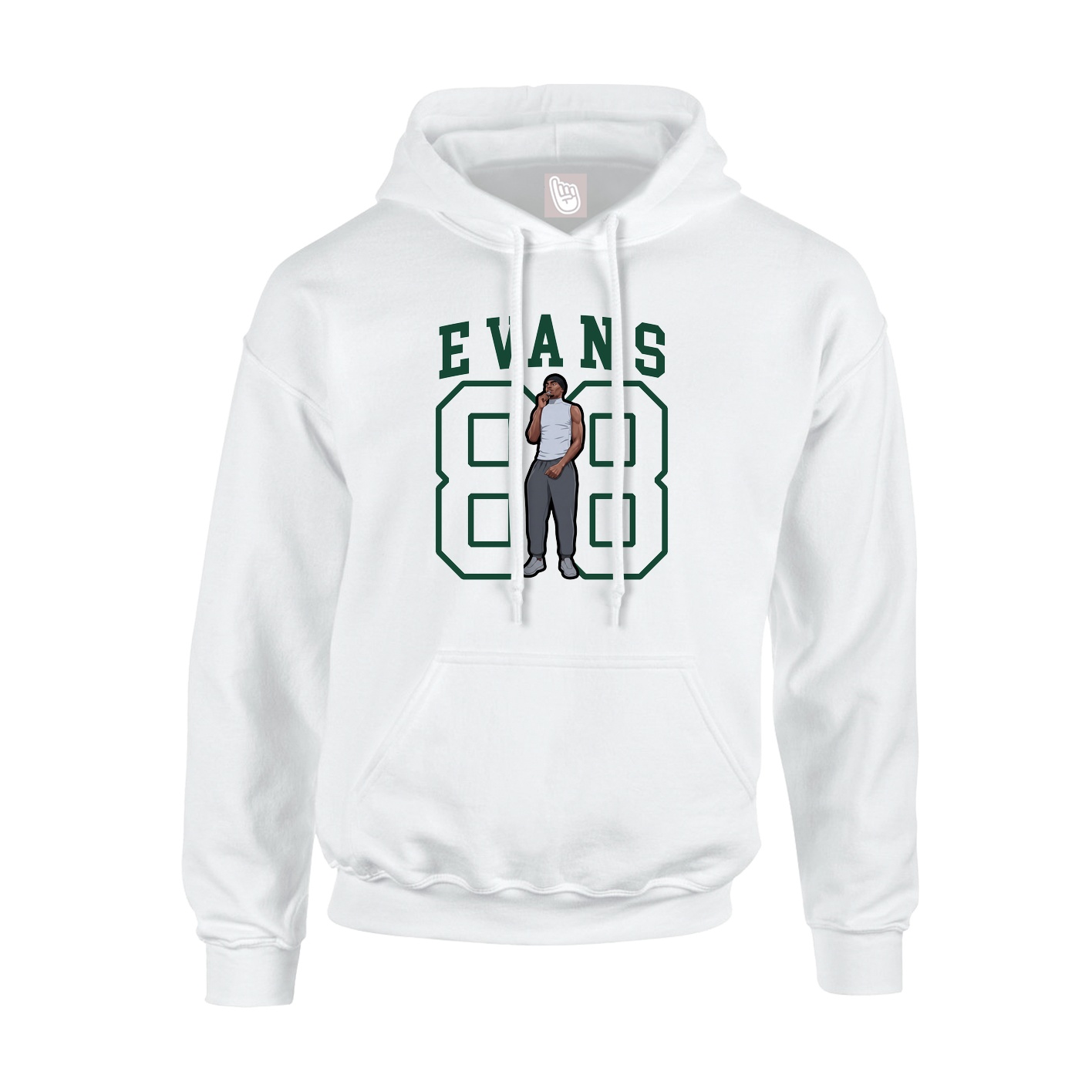 Youth Hoodie — Shirsey in White