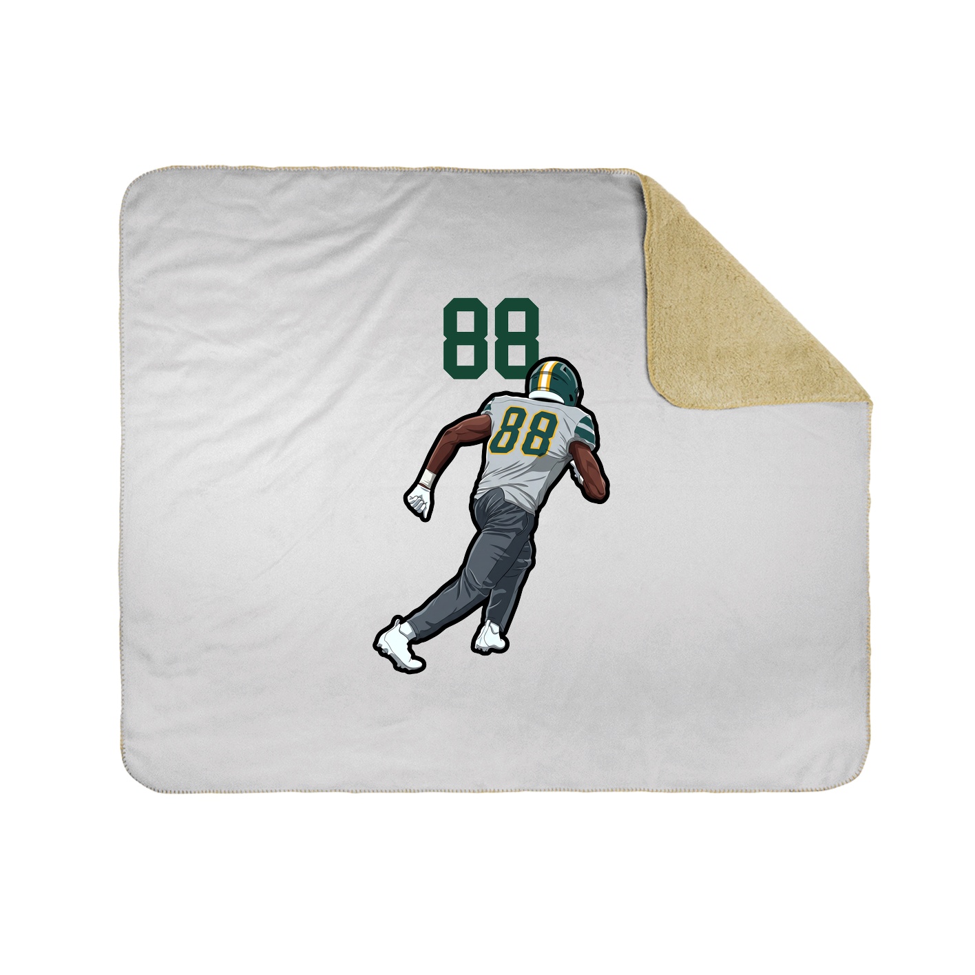 50x60 Sherpa Lined Throw Blanket