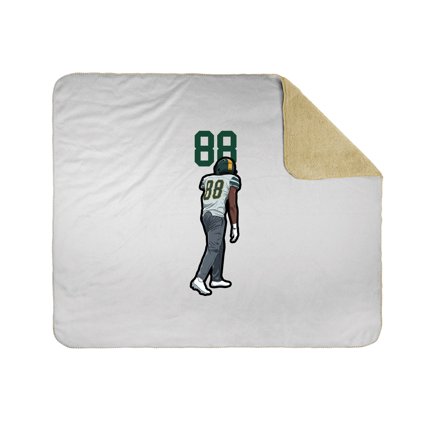 50x60 Sherpa Lined Throw Blanket