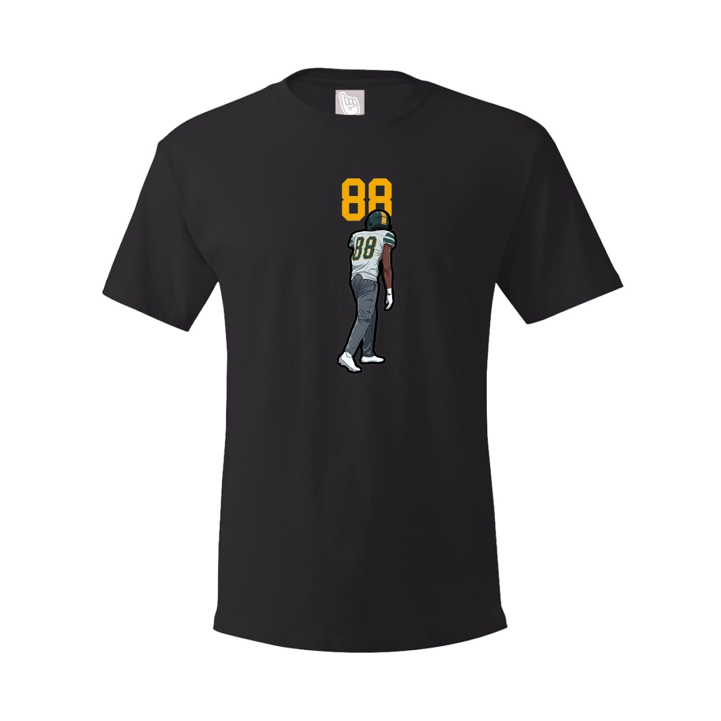 Youth Tee — Number Top in Black