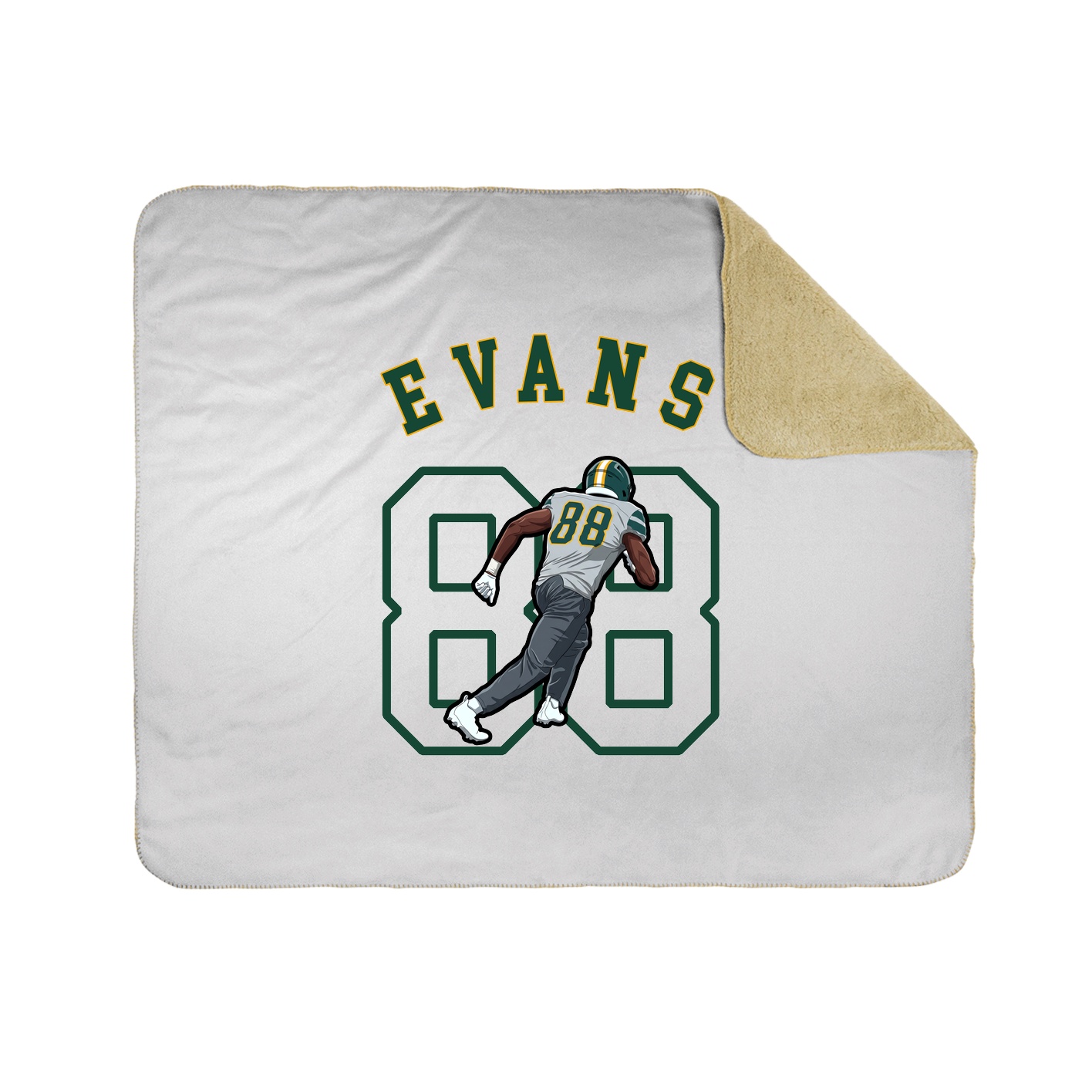 50x60 Sherpa Lined Throw Blanket