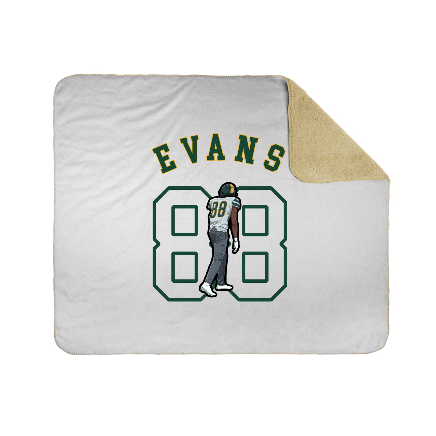 50x60 Sherpa Lined Throw Blanket