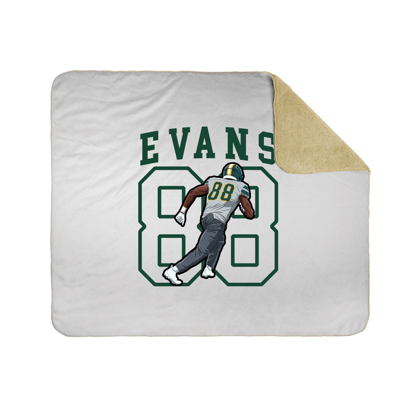 50x60 Sherpa Lined Throw Blanket