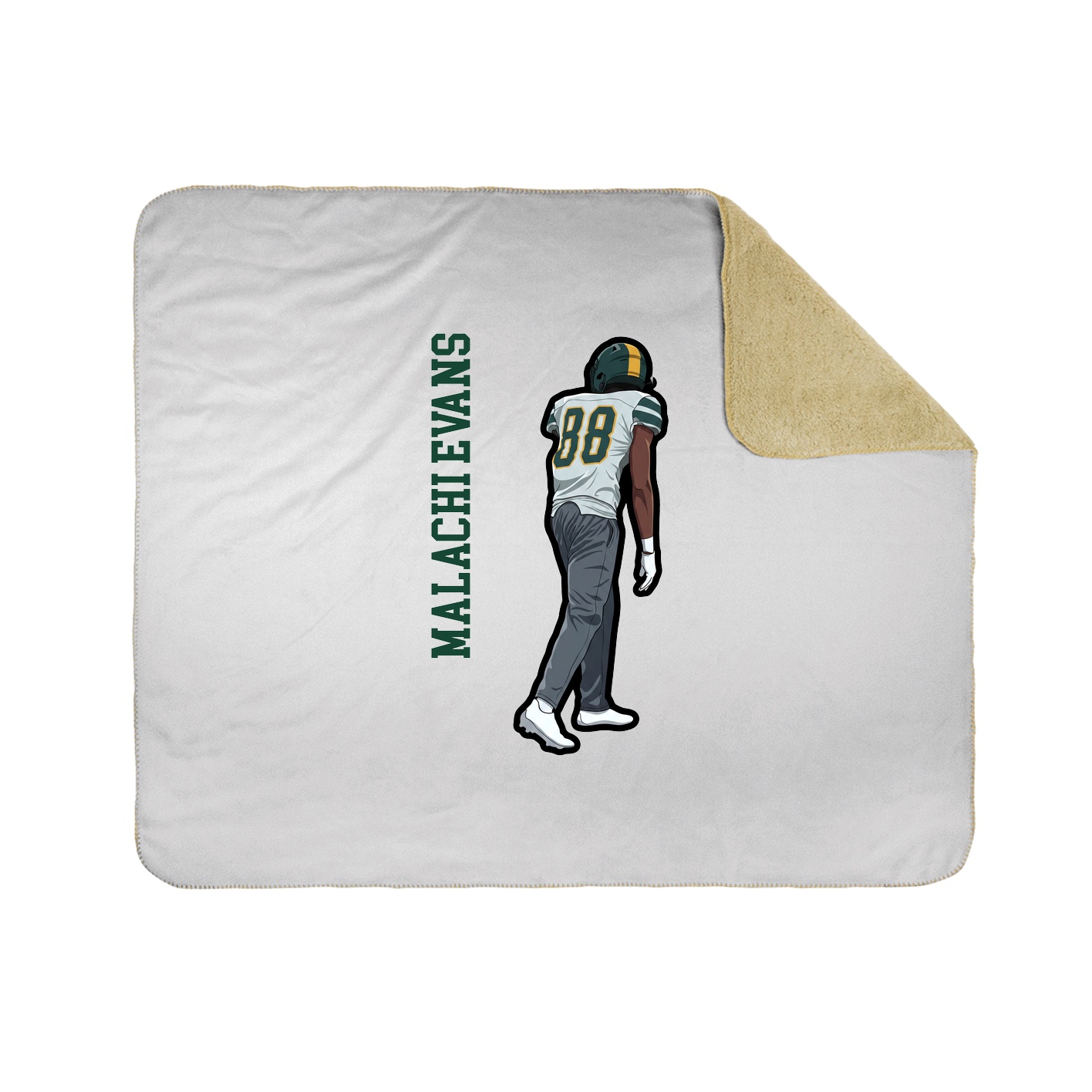 50x60 Sherpa Lined Throw Blanket