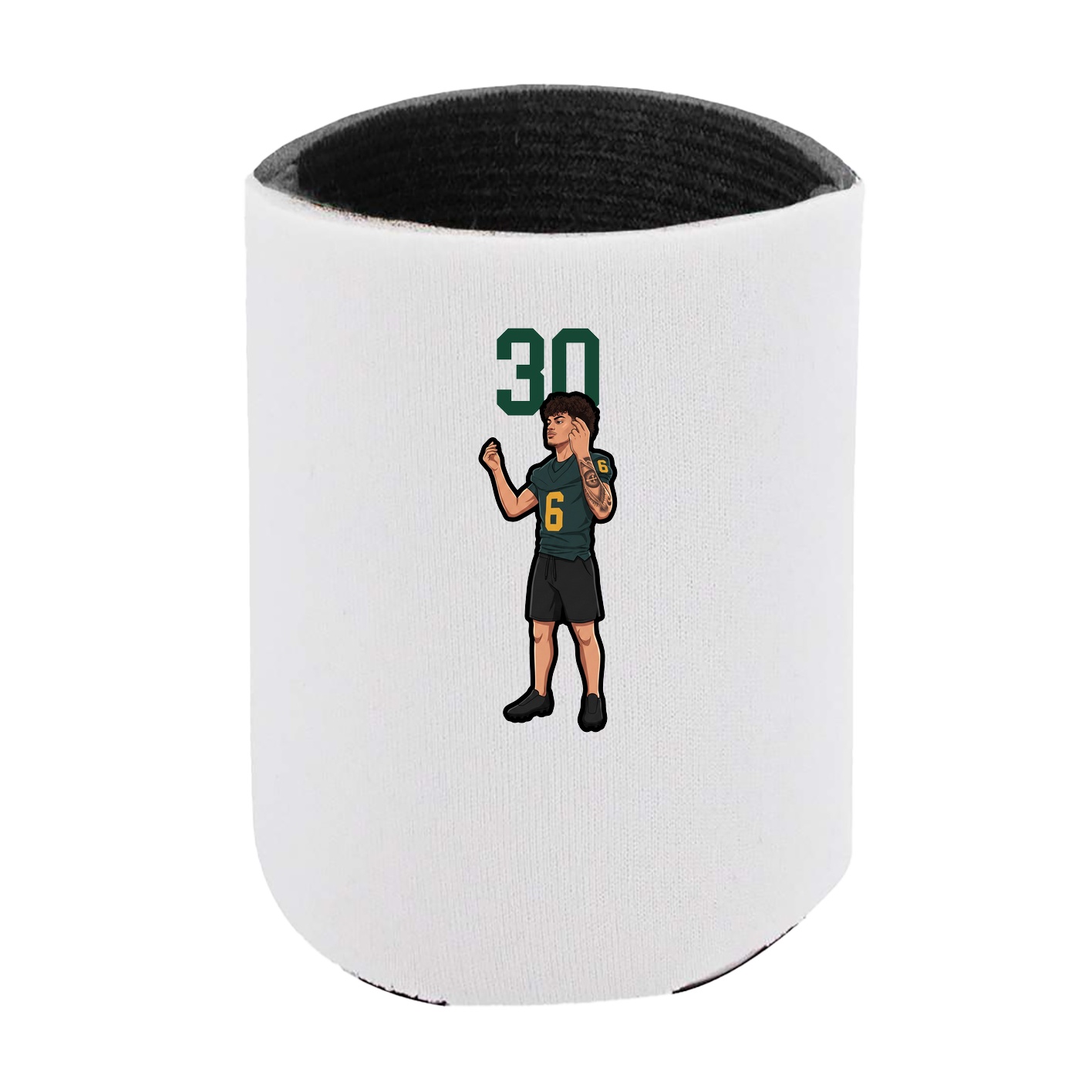 Can Holder — Number Top in White
