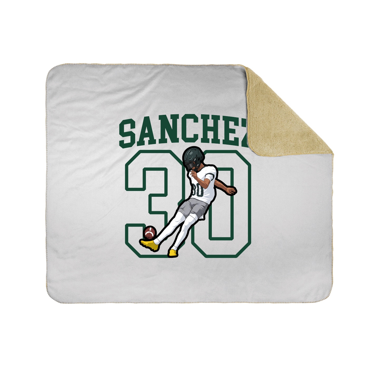 Throw Blanket — Shirsey in White