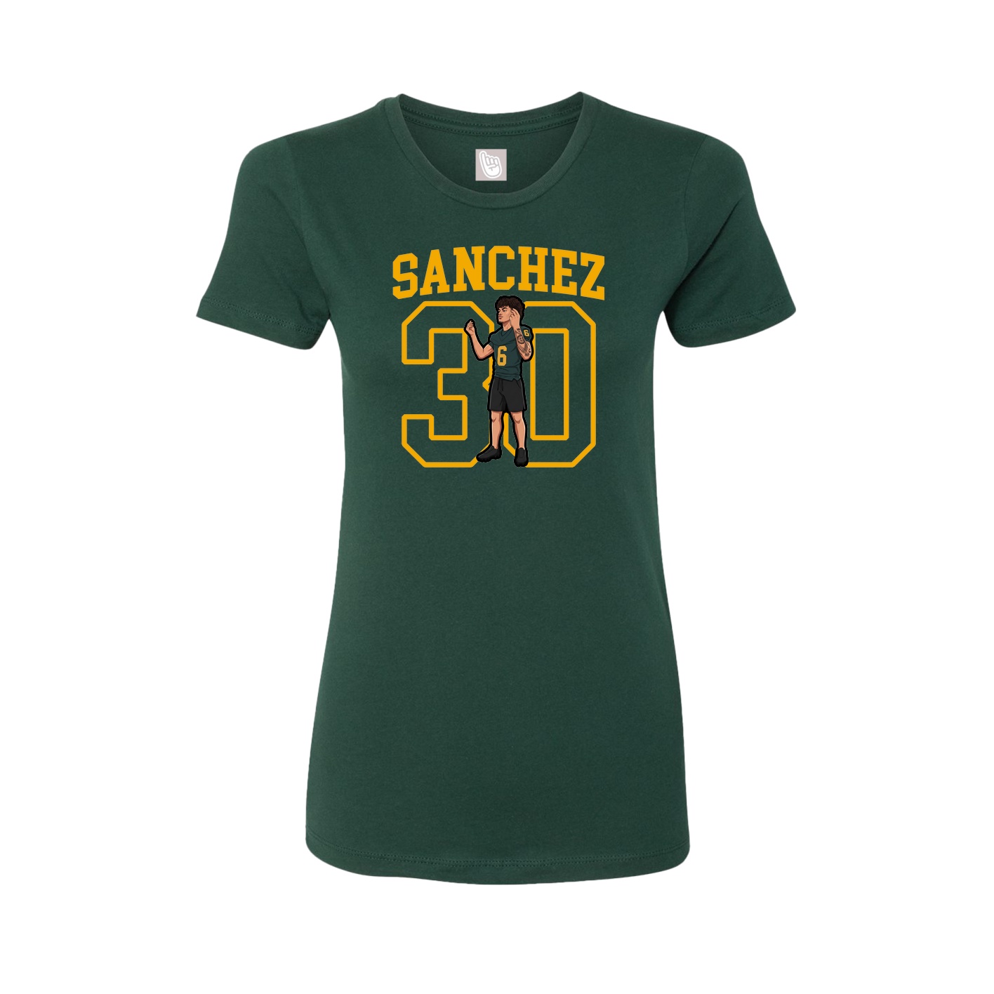 Fitted Women's Tee — Shirsey in Green