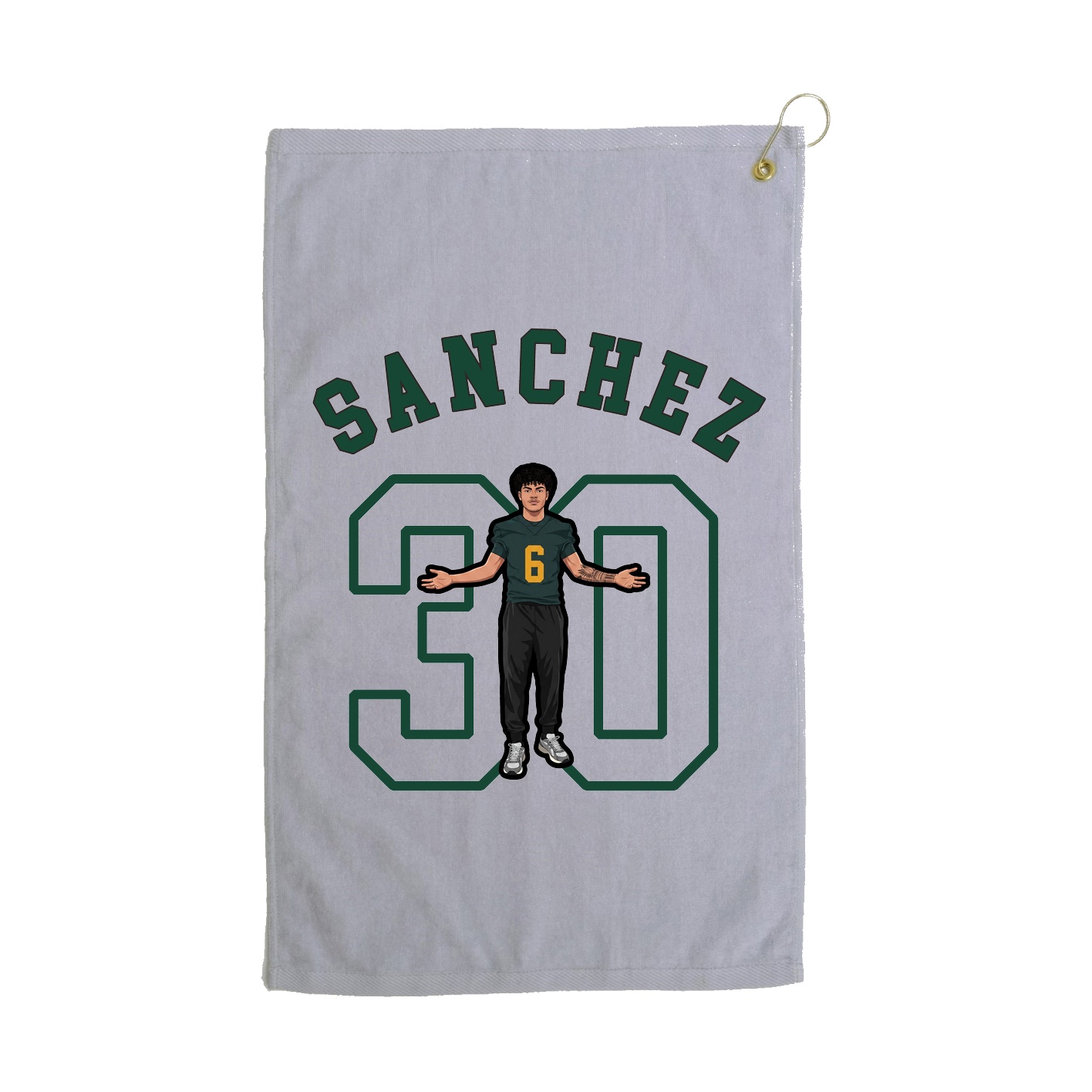 Golf Towel — Shirsey Arch in Grey
