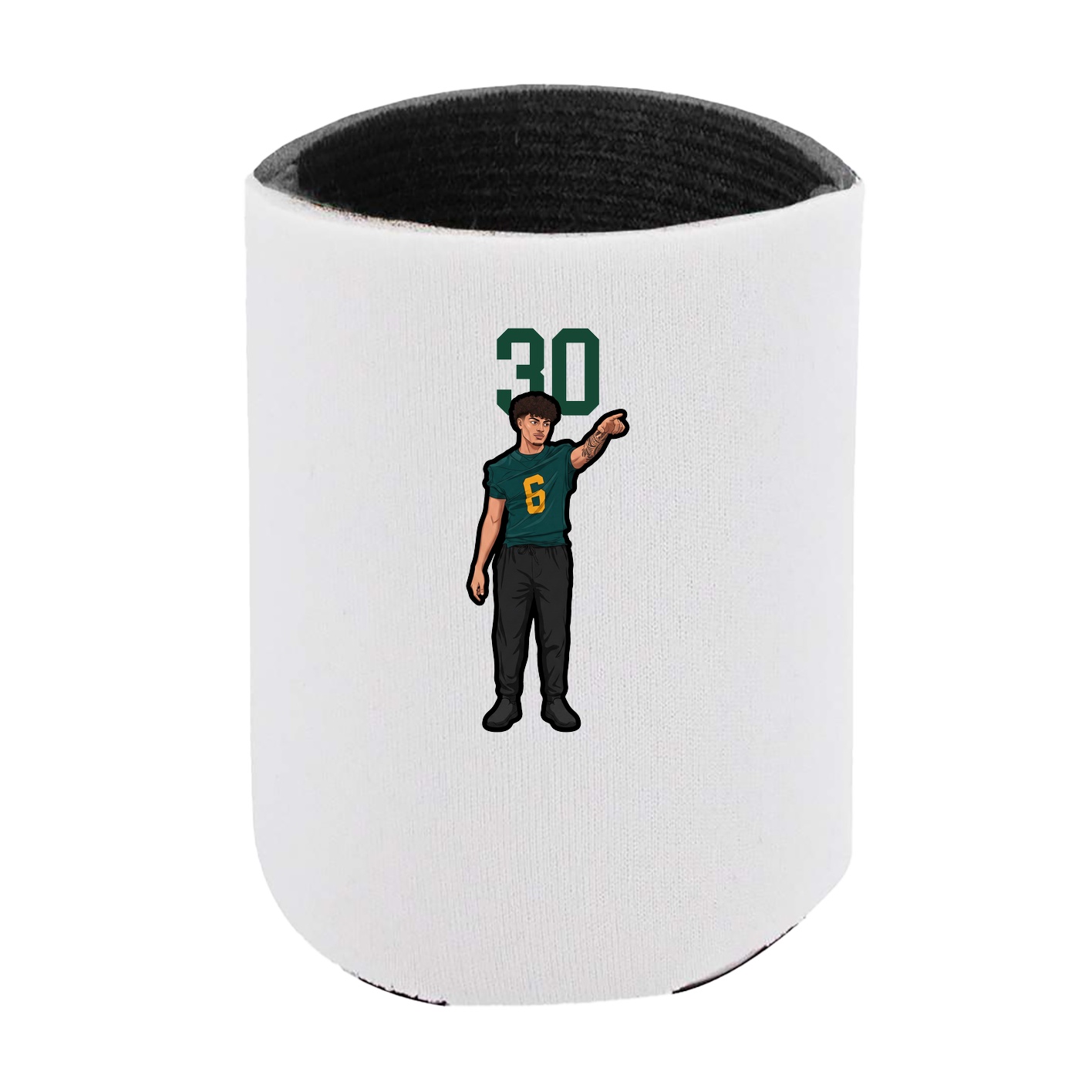Can Holder — Number Top in White