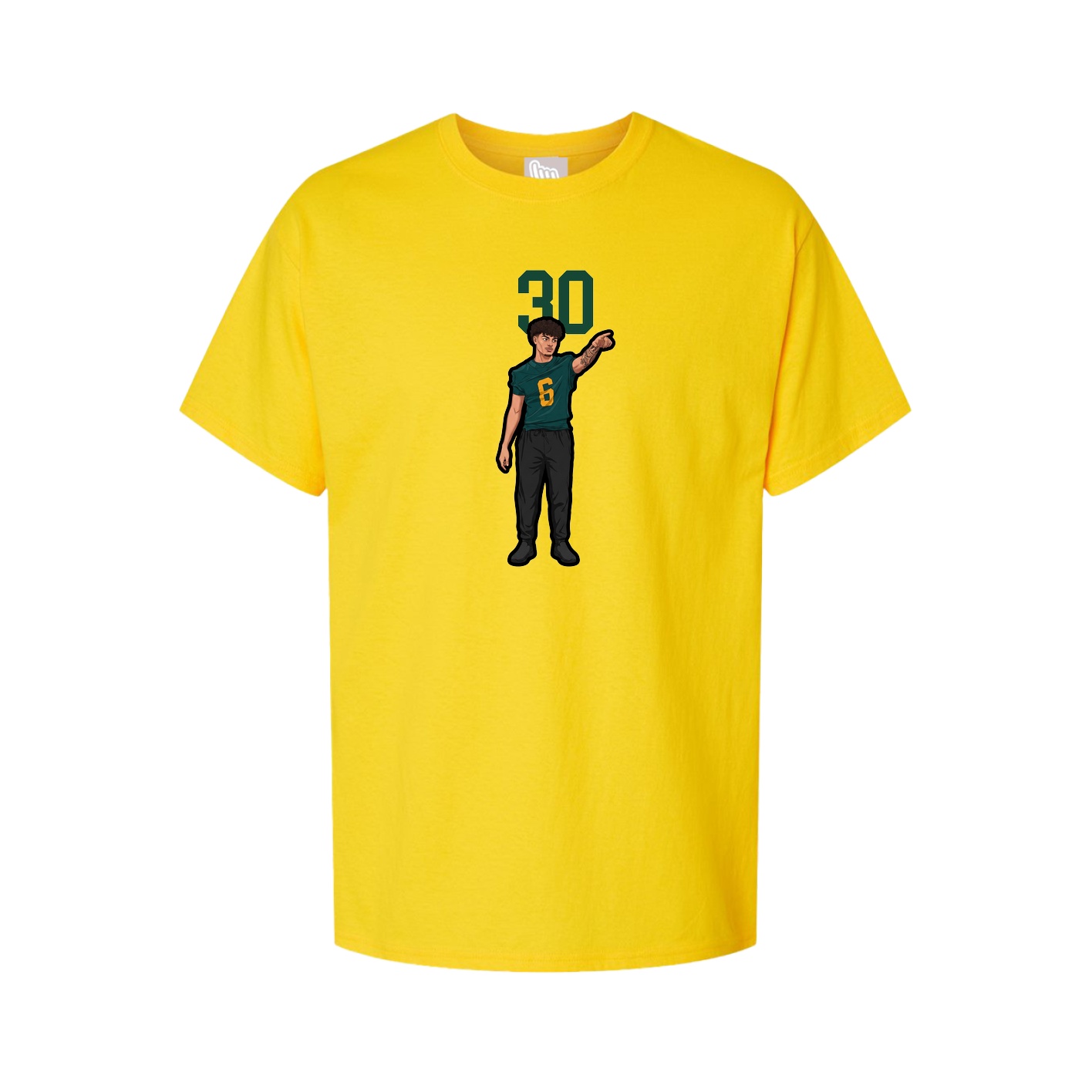 Tee — Number Top in Gold
