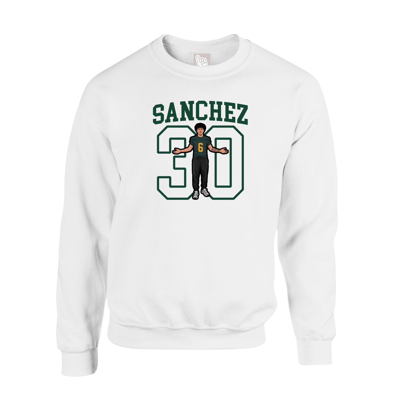 Fleece Crew — Shirsey in White