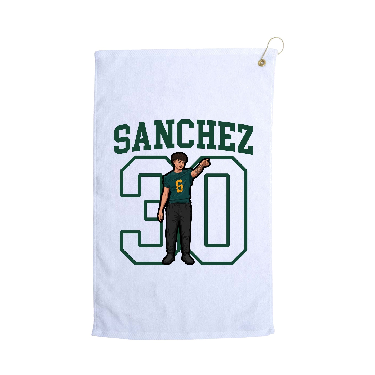 Golf Towel — Shirsey in White