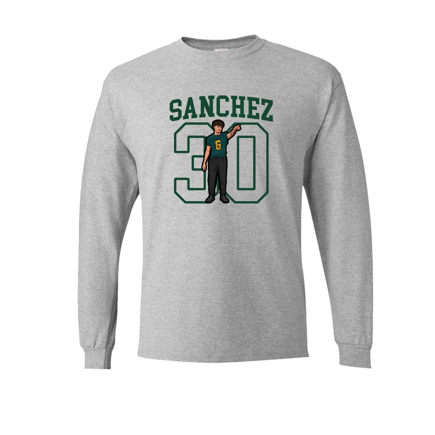 Long Sleeve Tee — Shirsey in Grey