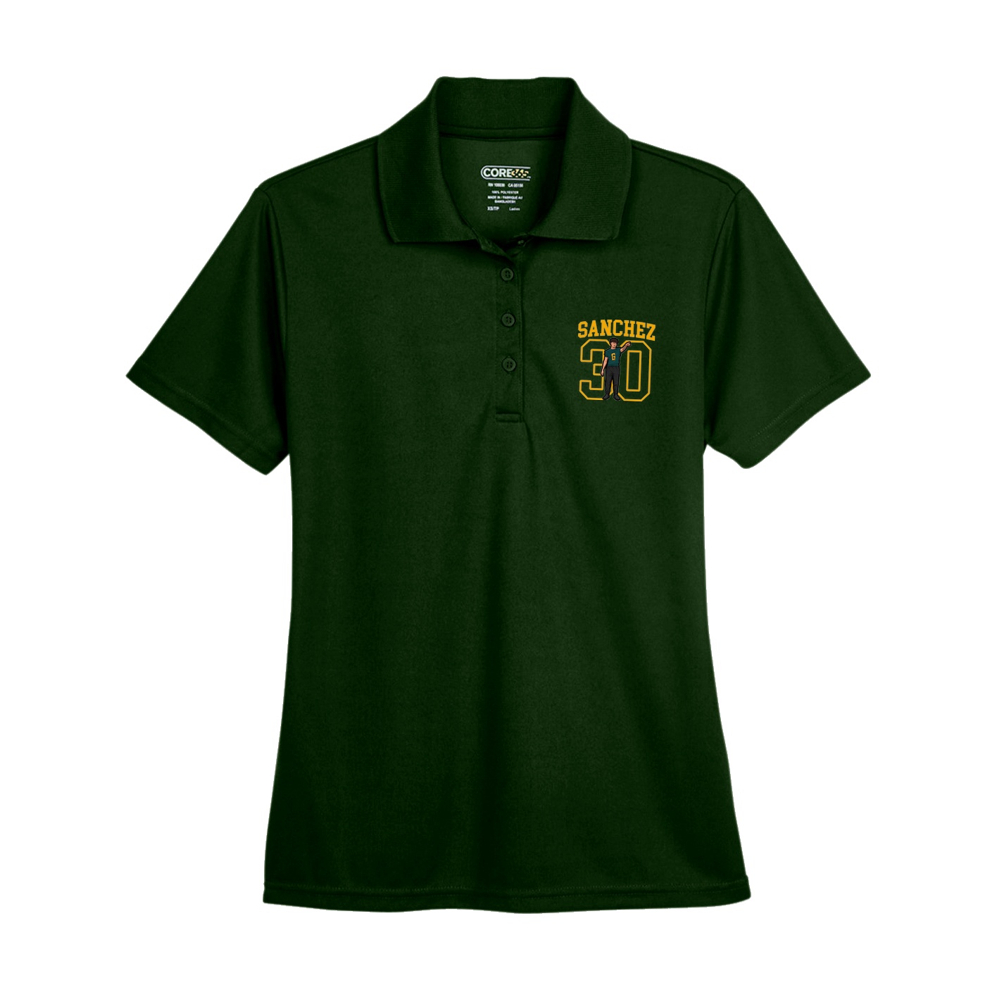 Womens Performance Polo — Shirsey in Green