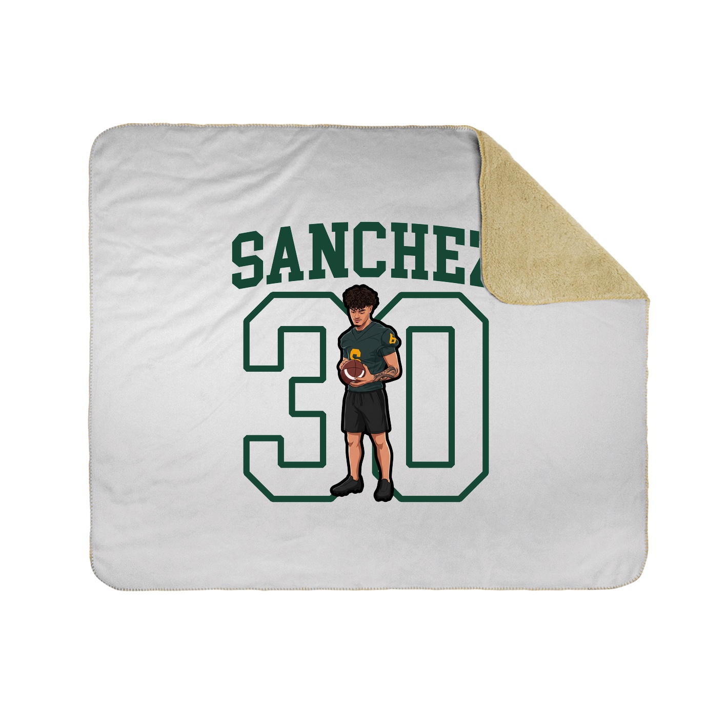Throw Blanket — Shirsey in White