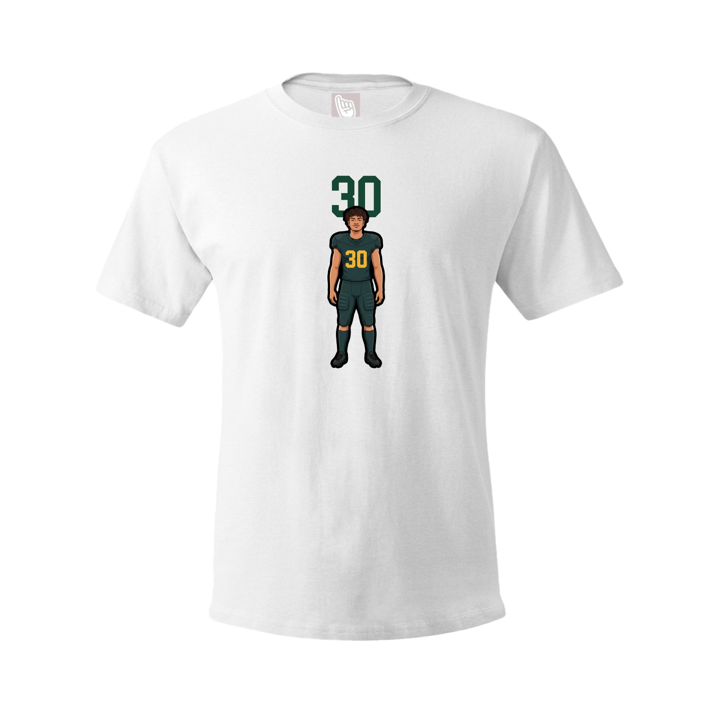 Tee — Number Top in White