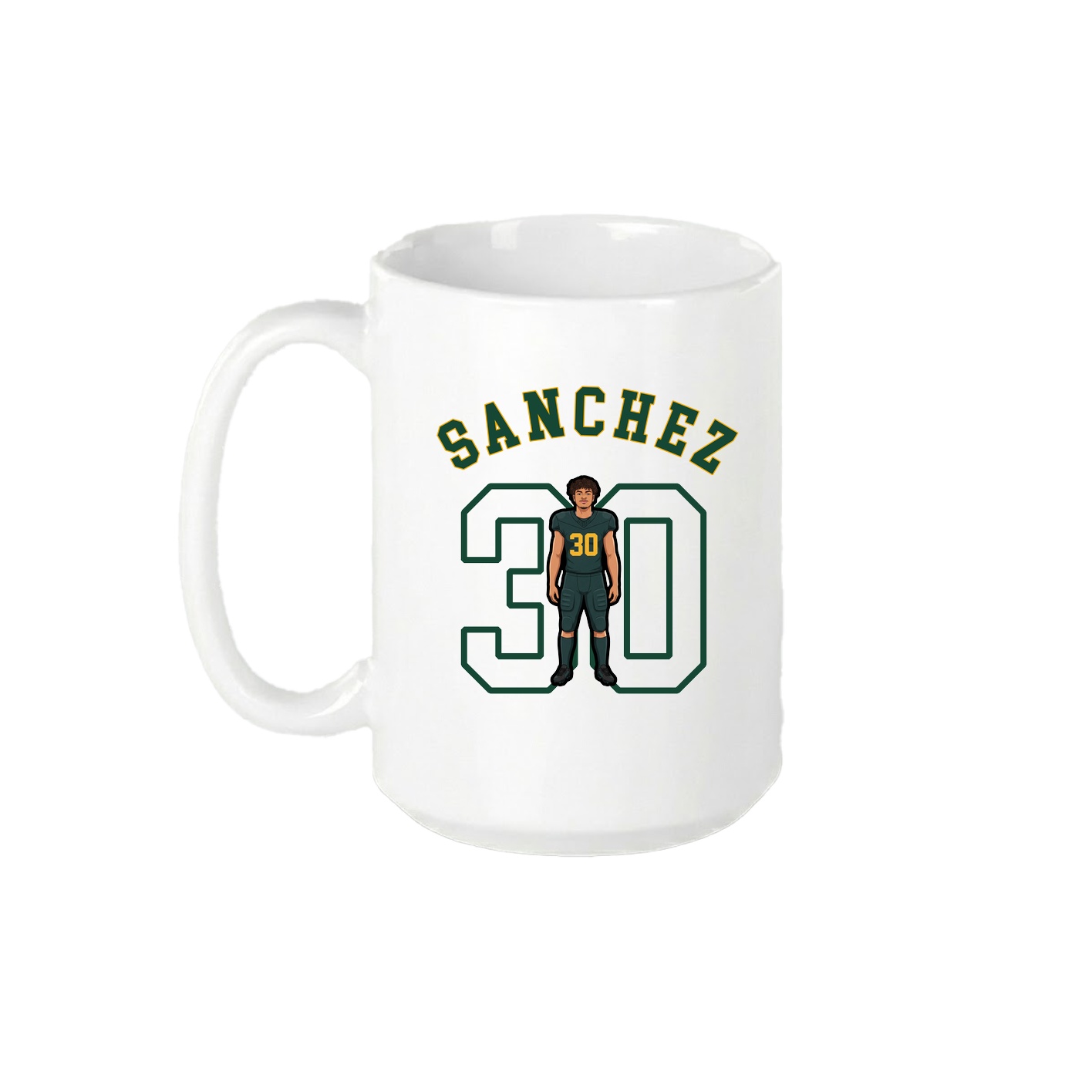 15oz Coffee Mug — Shirsey Arch in White