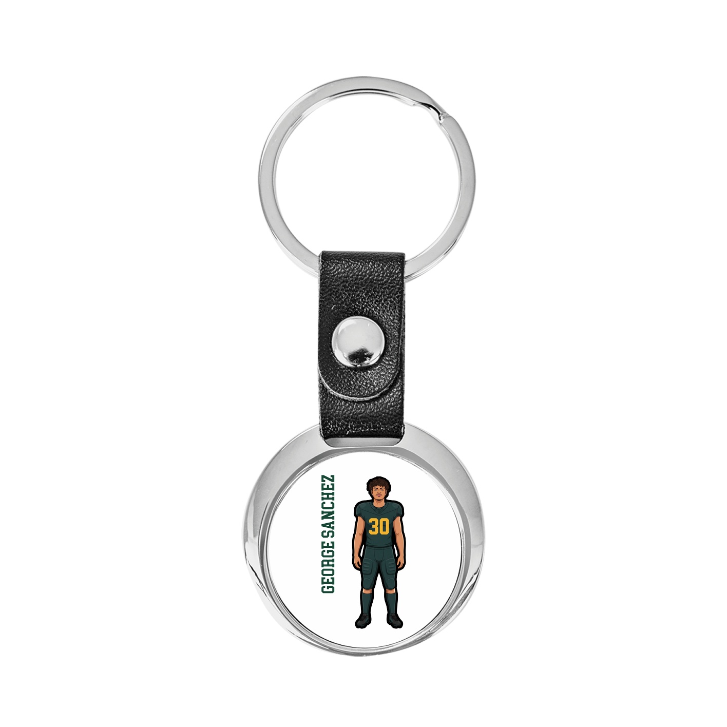 Key Chain — Name Vertical in Classic
