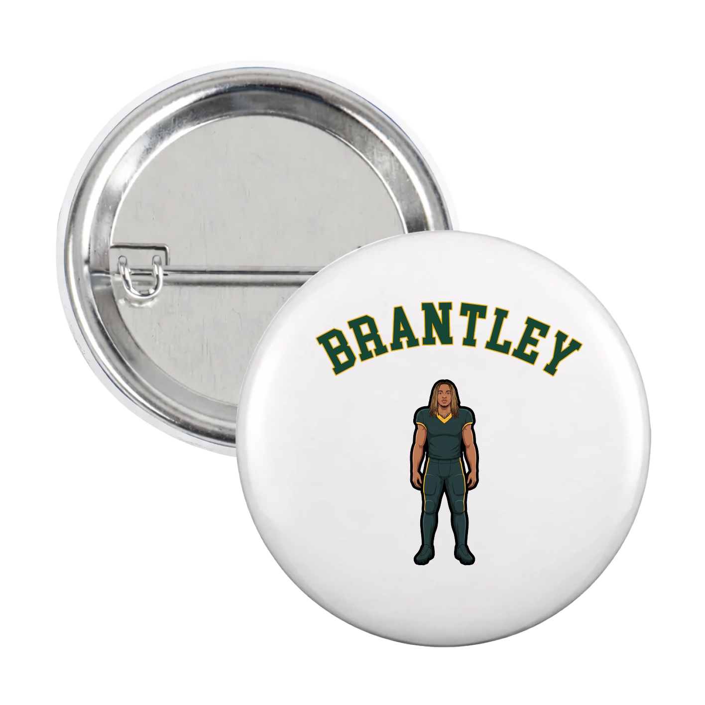 Game Day Button — Shirsey Arch in White
