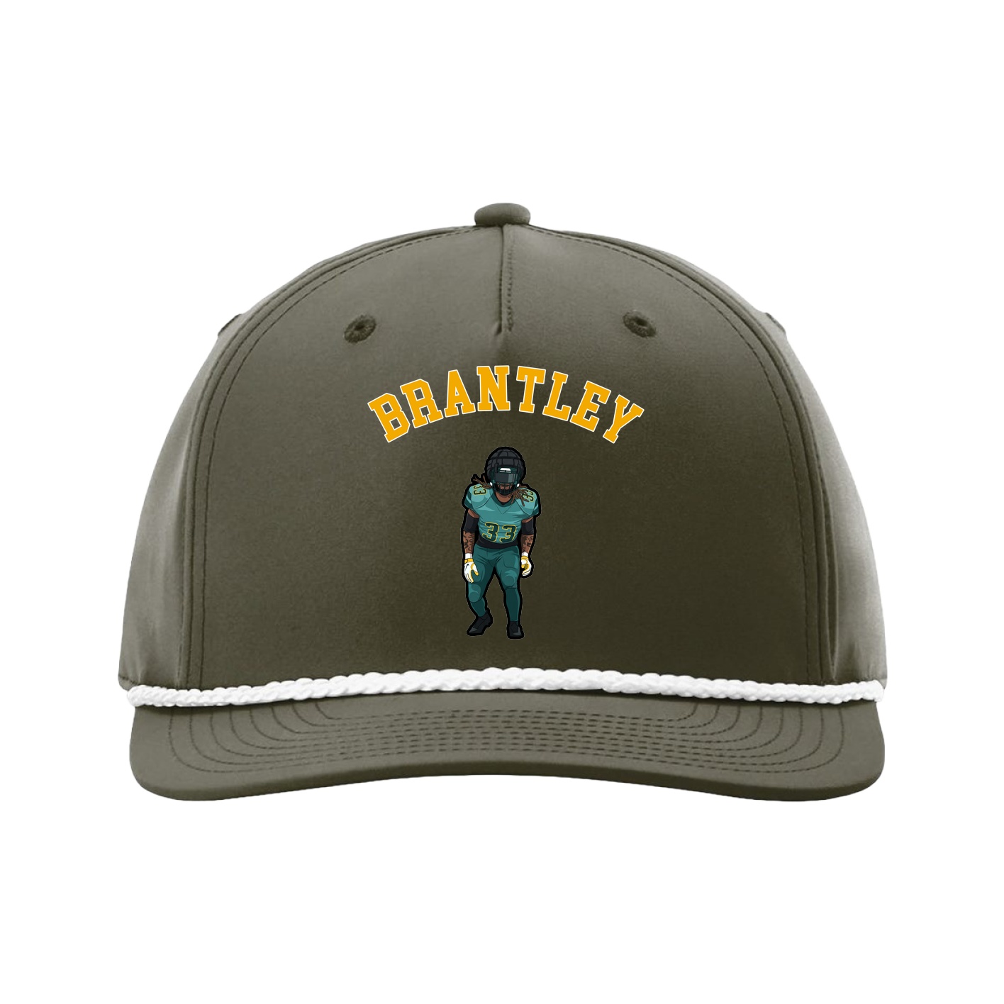 Five-Panel Classic Rope Cap — Shirsey Arch in Green
