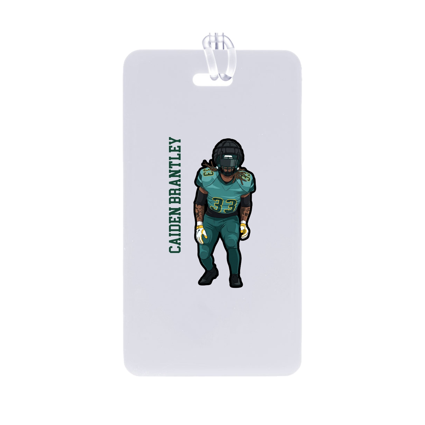 Bag Tag — Name Vertical in Classic