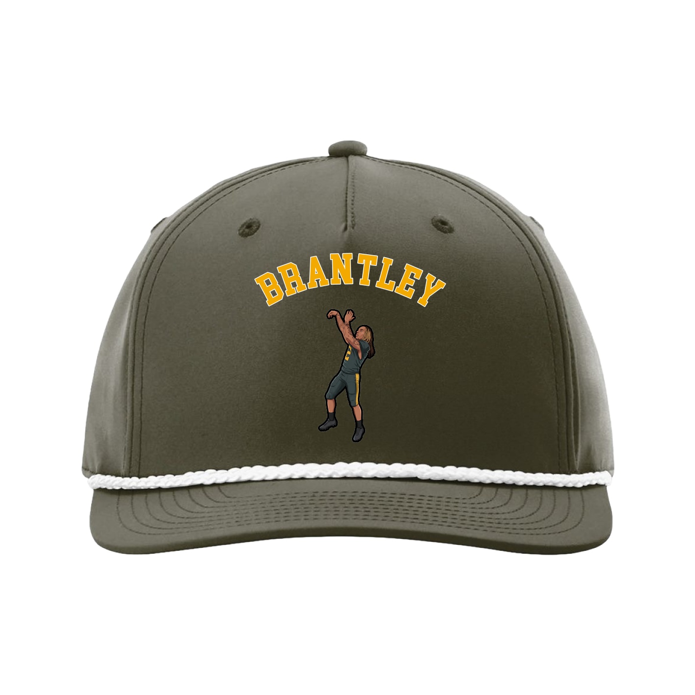Five-Panel Classic Rope Cap — Shirsey Arch in Green
