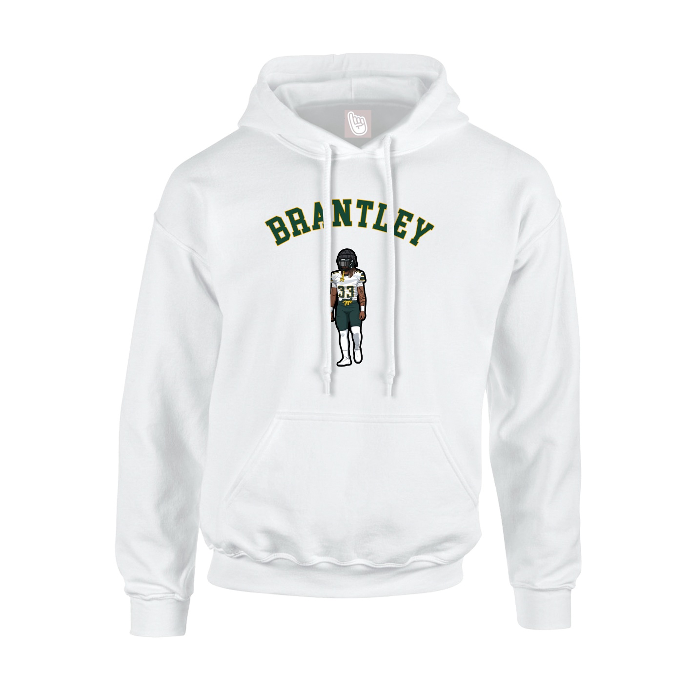 Hoodie — Shirsey Arch in White