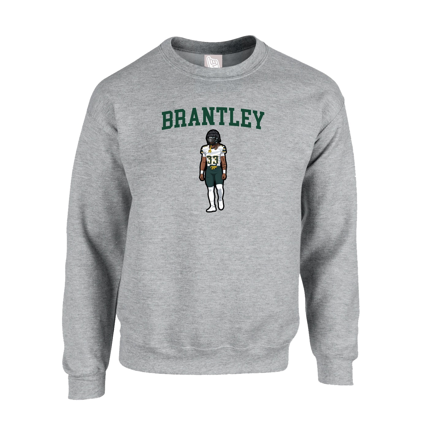 Fleece Crew — Shirsey in Grey