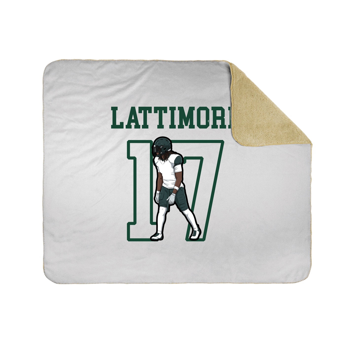 Throw Blanket — Shirsey in White