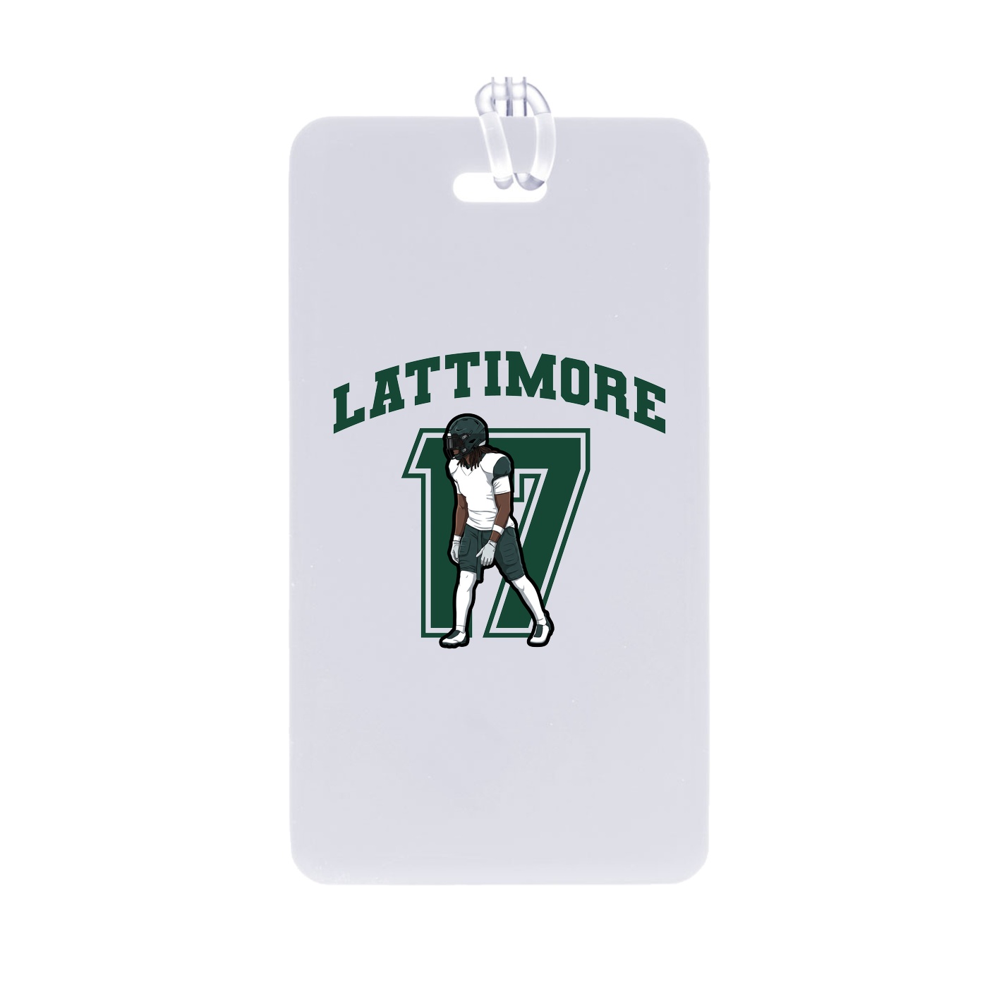 Bag Tag — Number in Classic
