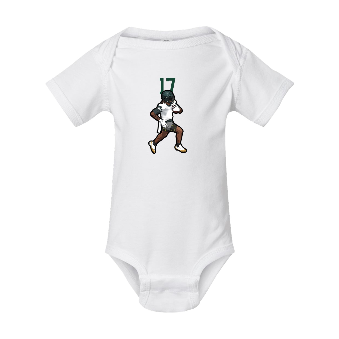 Baby Onesie — Number Top in White