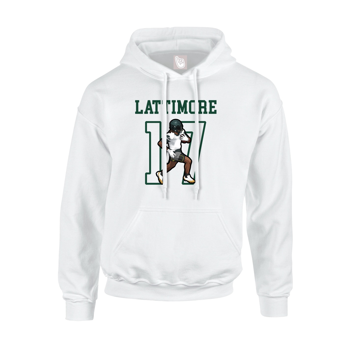 Youth Hoodie — Shirsey in White