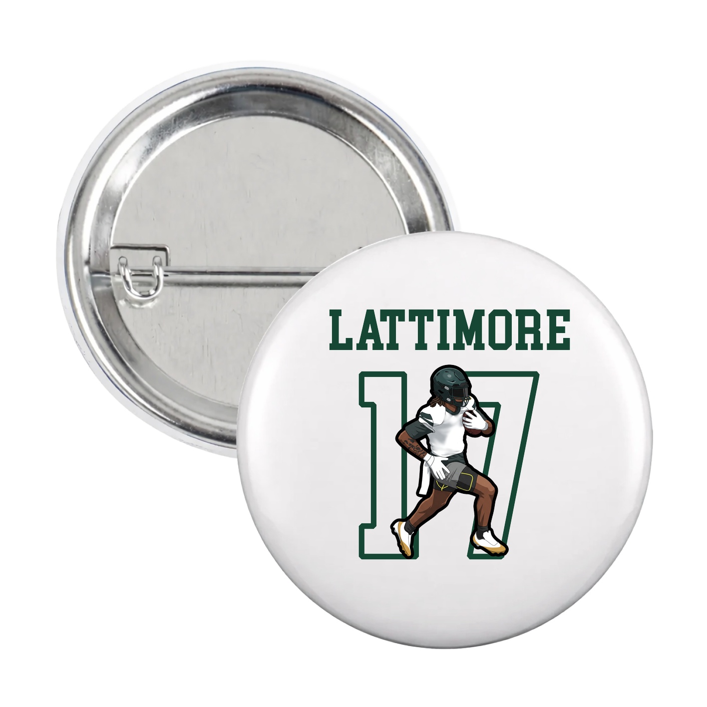 Game Day Button — Shirsey in White