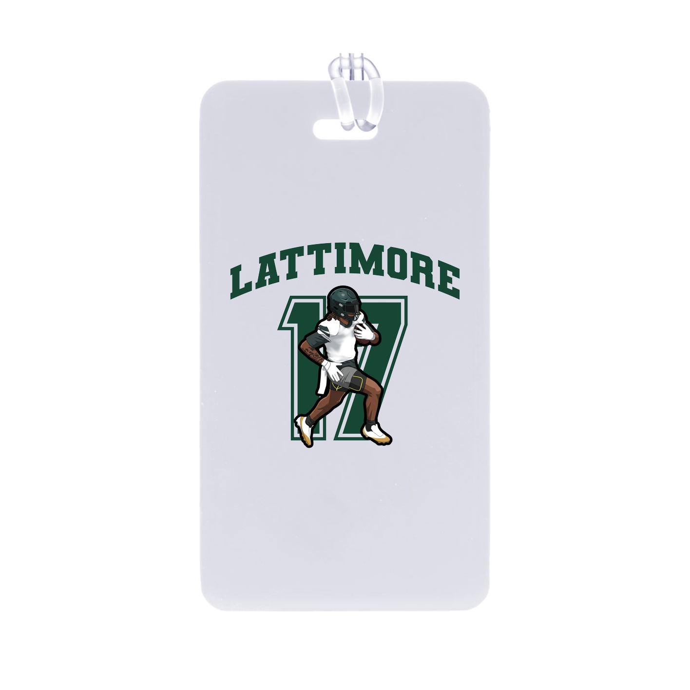 Bag Tag — Number in Classic
