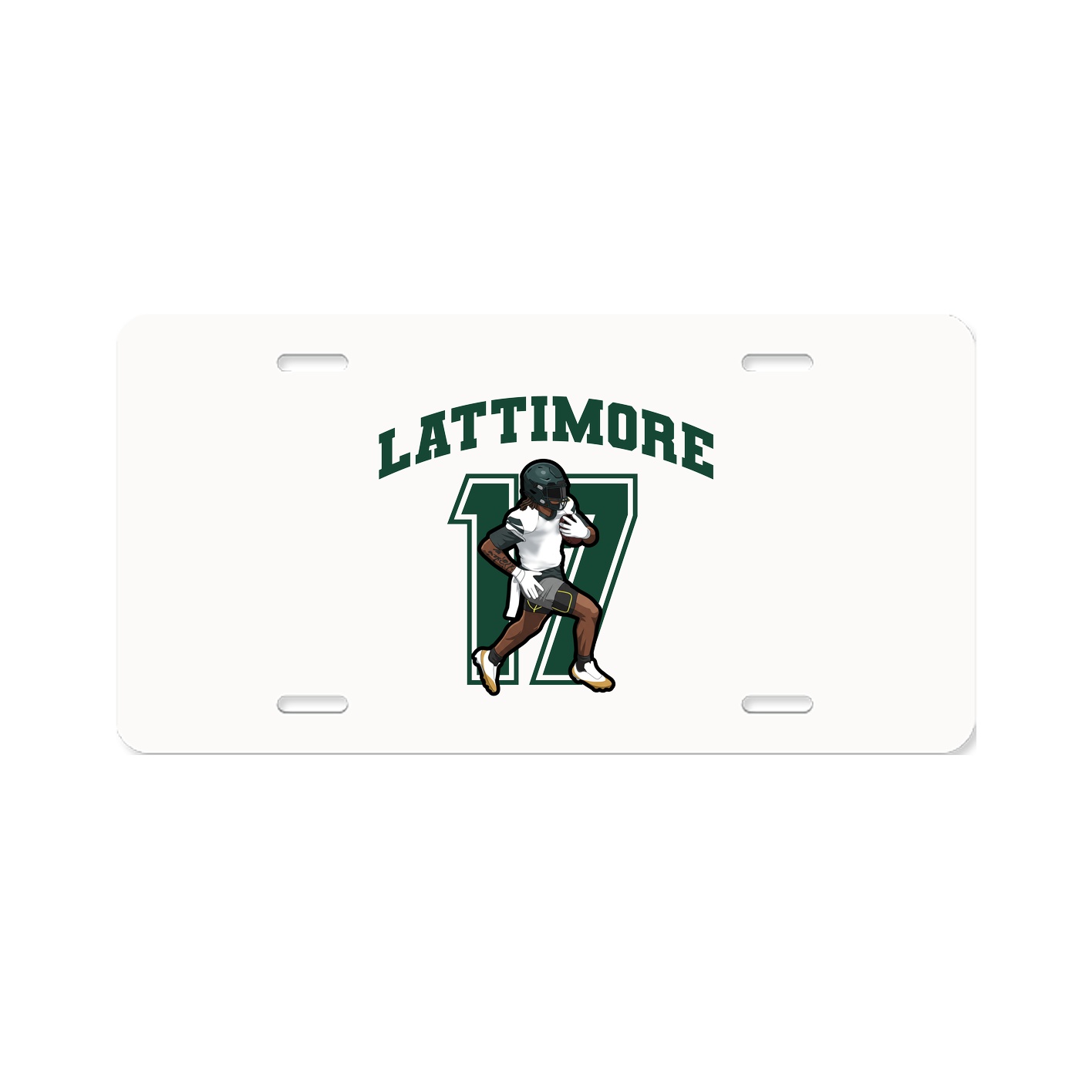 License Plate — Number in Classic