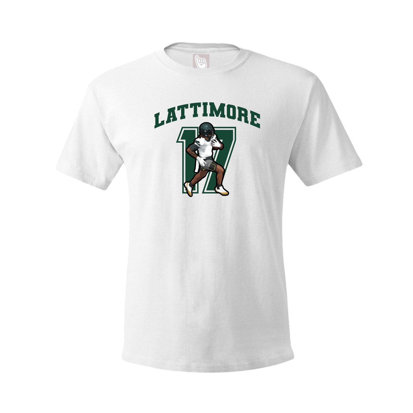 Tee — Number in White